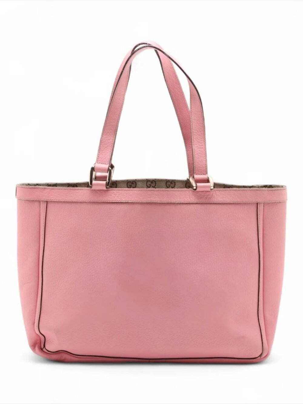 Gucci Limited Pink Leather Tote J11 - Picture 2 of 16
